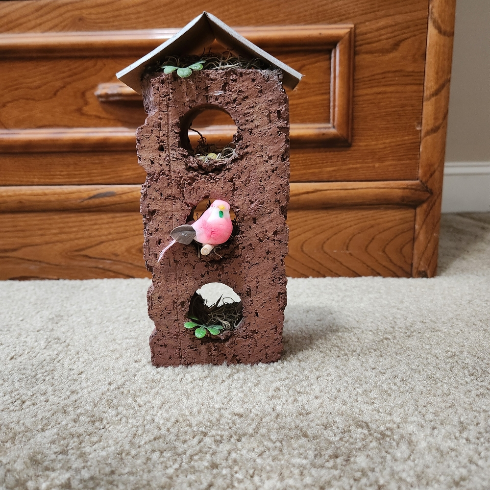 Brick Birdhouse Decoration Door Stopper 9"×3.5"